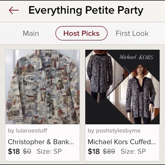 ~2x HP~ Michael Kors Cuffed V-Neck Flowy Tunic Top - Picture 6 of 9